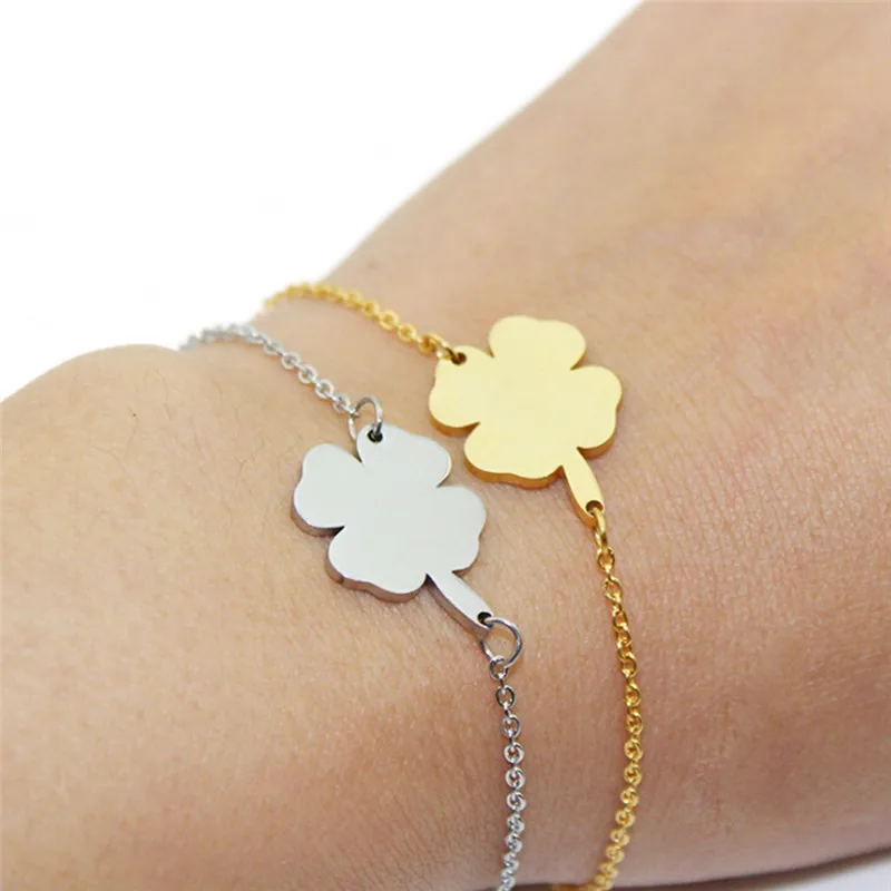 Buy Stainless Steel Lucky Four Leaf Clover Irish Good