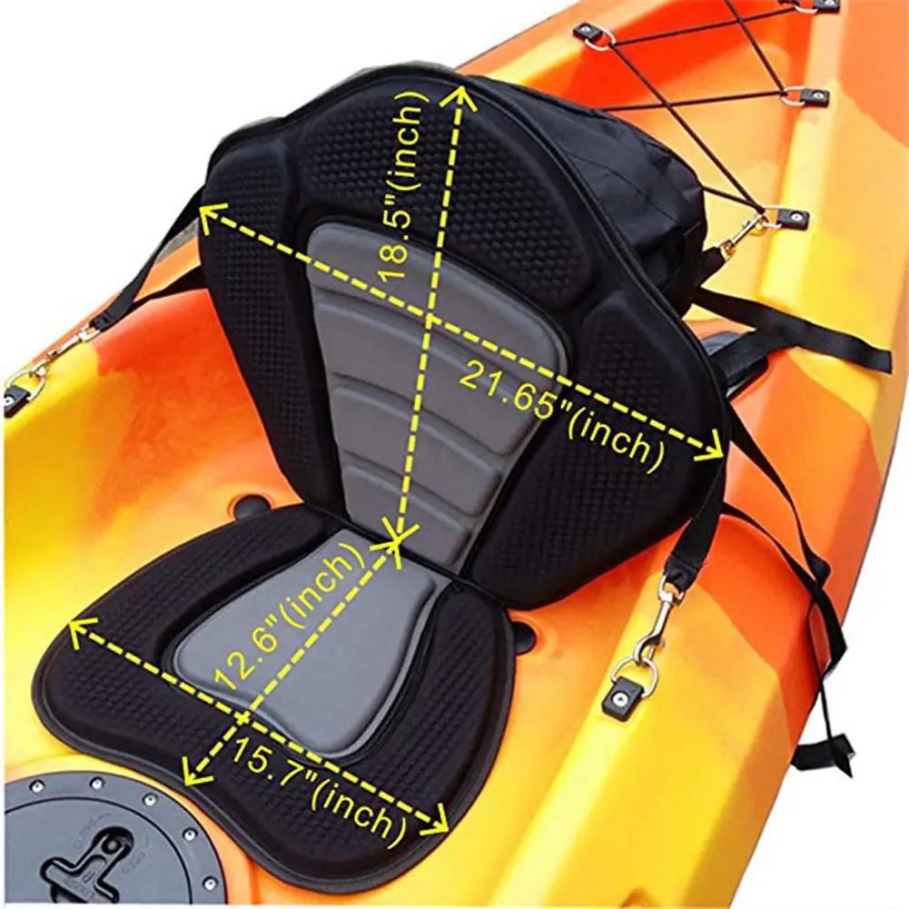 EVA ламинирующая седушка Для Каяка с сумкой Регулируемая Удобная пеноподушка для дома пикника на открытом воздухе