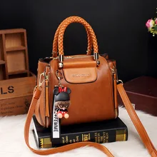 Брендовая женская сумка средней емкости на молнии с ремешком медведя, Женская Офисная сумка через плечо