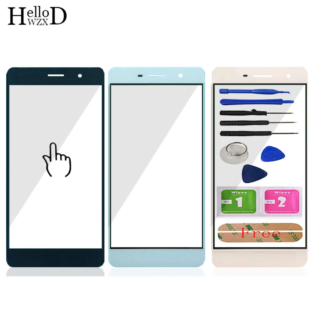 

5.0'' Front Outer Glass For Huawei Honor 4C Pro TIT-L01 (No Touch Screen Glass Digitizer Panel) Front Glass Tools Free Adhesive