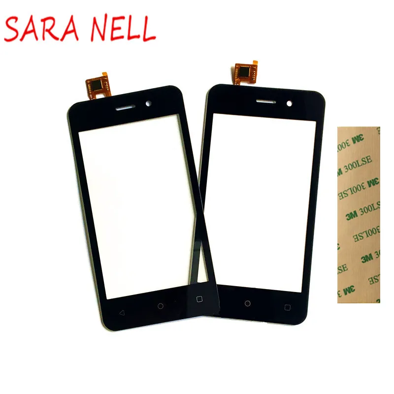 Sara NELL сенсорный экран для Телефона Fly FS406 FS 406 дигитайзер Передняя стеклянная