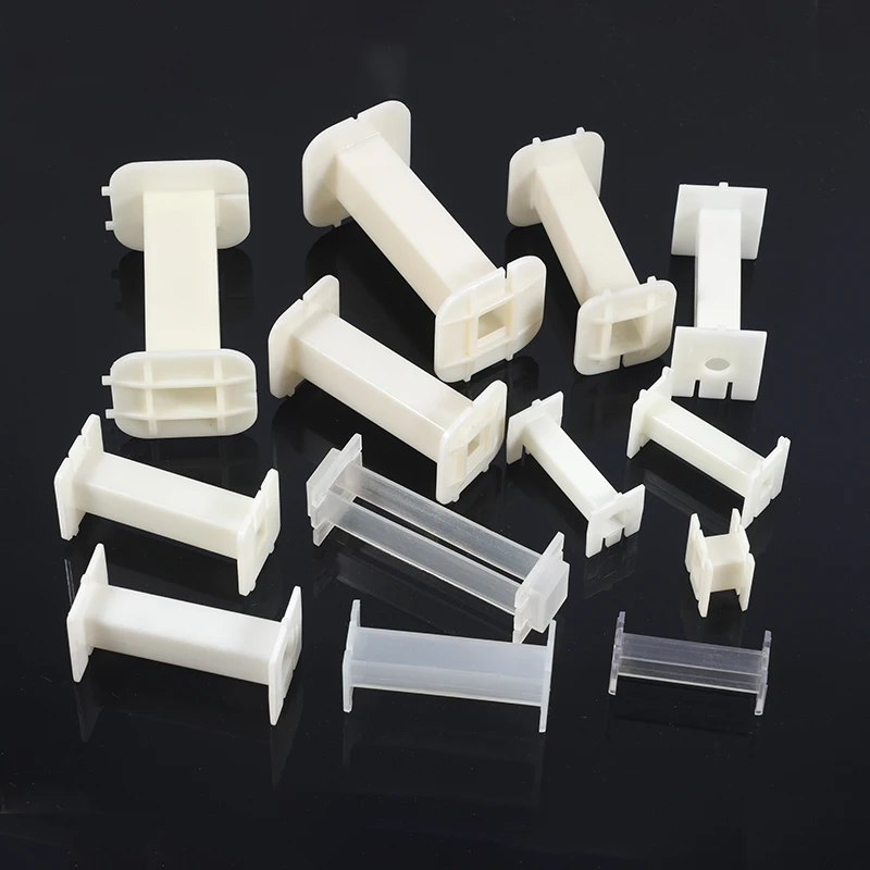 

2pcs Square Inductor Winding Frame Amplifier Crossover Bobbin Wire Coil Thickened Inductance Skeleton #White