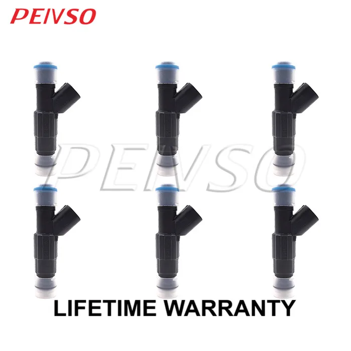 

6 шт. 0280155784 04669938 топливный инжектор PEIVSO для Jeep Cherokee 99-01 Wrangler 99-04 Grand Cherokee 99-04 4.0L l6