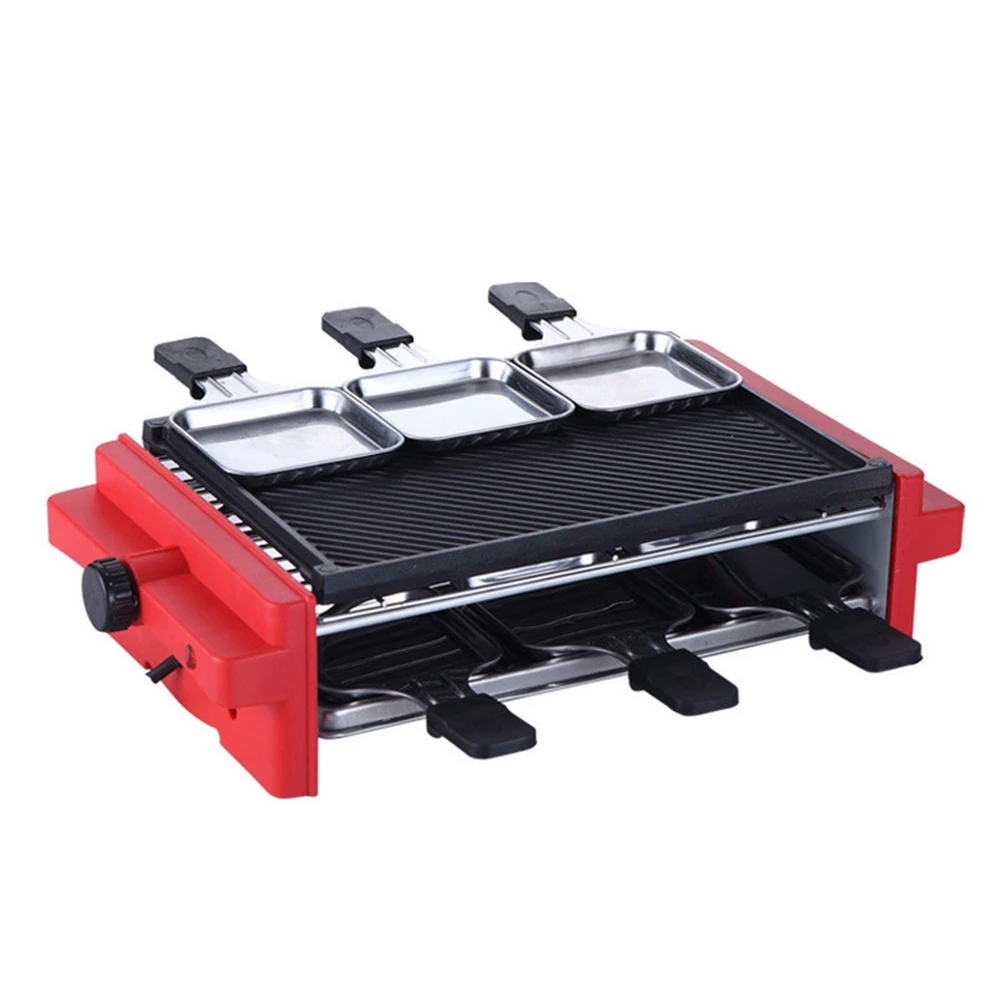 

DMWD 220V Multifunctional Home Electric Barbecue Machine Electric Griddles Smokeless Breakfast Eggs Cooker DIY Nonstick Cookware