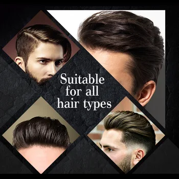 

80g Professional Hair Styling Hair Wax Pomade Long-lasting Fluffy Hair Pomade Wax Mud Men Cream Salon Gel Tool Transparent TSLM2