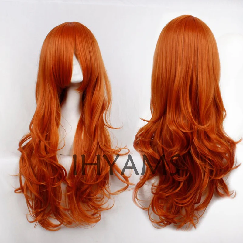

Matsumoto Rangiku 80cm Wavy Long Heat Resistance Cosplay Anime Wig + Wig Cap