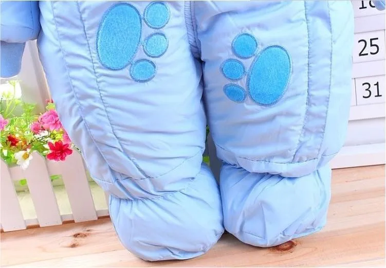 Autumn & Winter Newborn Infant Baby Clothes Fleece Animal Style Clothing Romper Baby Clothes Cotton-padded Overalls CL0437 (8)