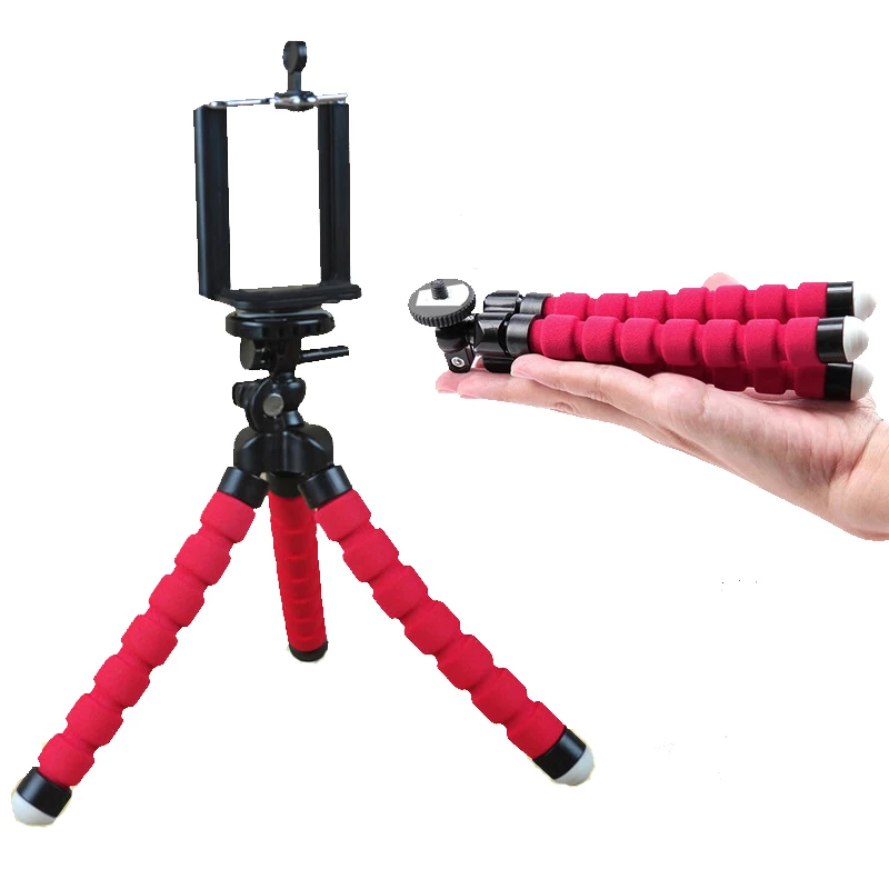 Mini Table tripod Octopus Camera Flexible Tripod Fishing Lamp Tripe Portable Lightweight For DSLR Smartphone Gorillapod | Электроника