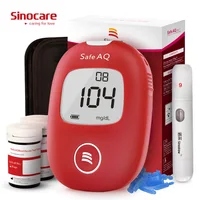 Sinocare Safe AQ Smart mg/dL mmol/L измеритель уровня глюкозы в крови Glm диабет тест комплект глюкометр и Тест полоски скарификатор; сахар в крови тест er