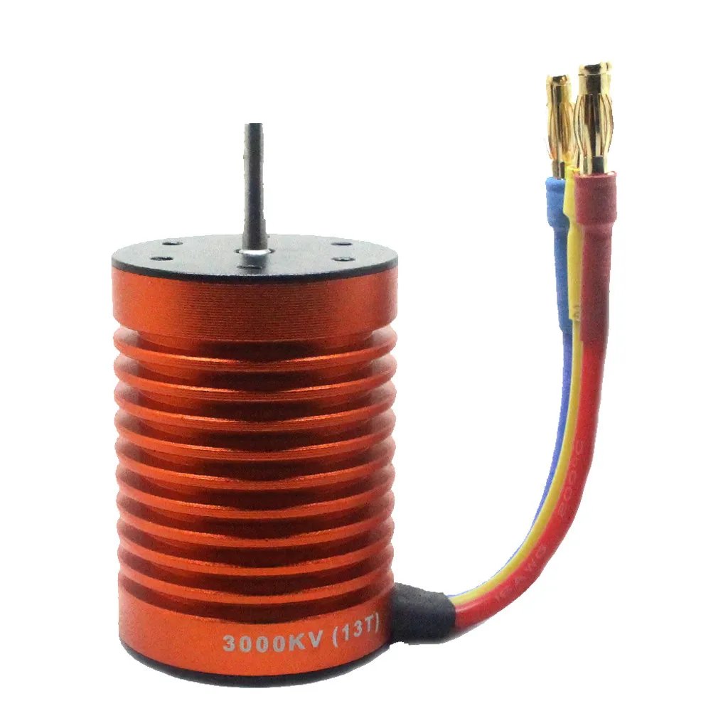 13 T 3000KV бесщеточный двигатель 60A ESC с программной картой Комбинированный набор для