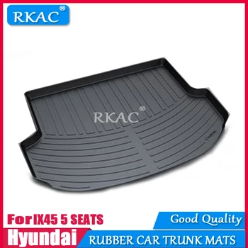 

RKAC Rubber mats car trunk mat custom fit for new Hyundai IX45 5 SEATS car rear cargo boot liner auto organizer c accessories