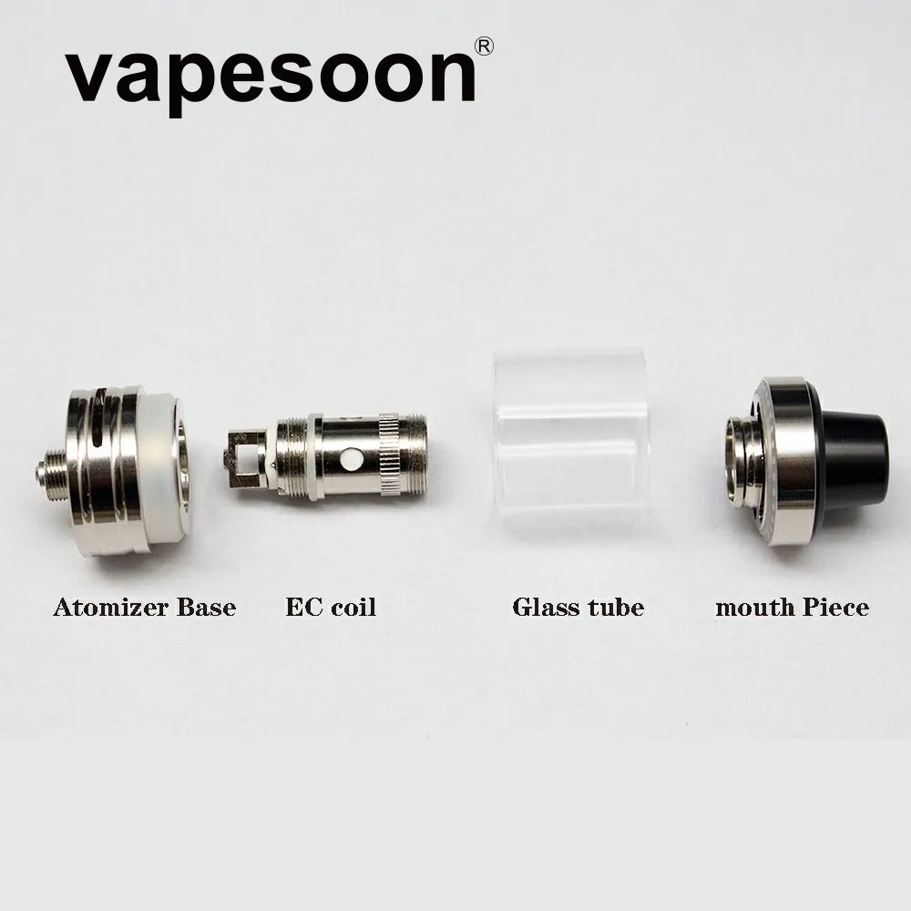 VapeSoon EC-1 RTA 22 мм Ремонтопригодный резервуар с катушкой EC как iJust 2 S iStick Pico Kit Melo 3 мини распылитель основной головки катушки