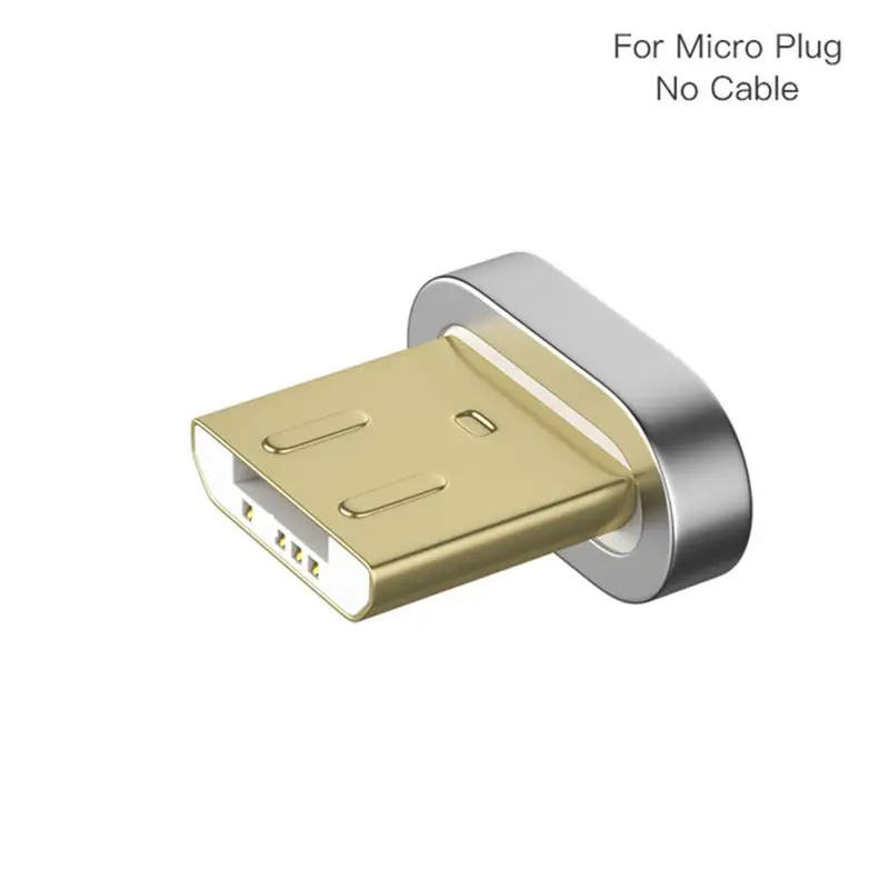 Sindvor Магнитный кабель Тип штекера C Micro USB C 8 pin адаптер быстрой зарядки телефона Microusb Тип-C магнит Зарядное устройство Шнур Металлический Вилки - Тип штекера: Plug for Micro USB