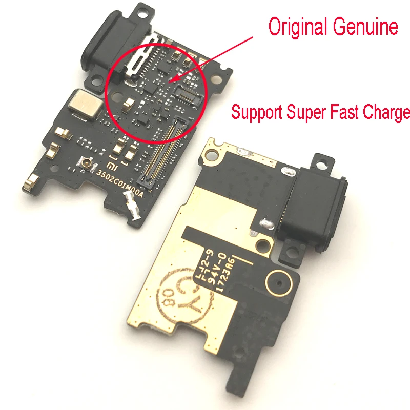 

Original Genuine Dock Connector Charging Port Flex Cable For Xiaomi Mi 6 Mi6 USB Charging Port Charger Board Repair Parts