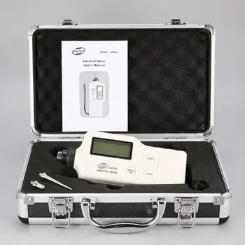 

GM63A Portable Digital Vibration Meter Handheld Vibrometer Tester Device Measure Vibration Analyzer Gauge