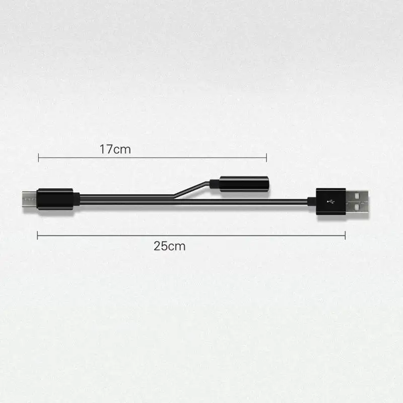 2 в 1 type-C (Male) мм до 3,5 мм разъем для наушников и USB зарядный порт (Female) Кабель-адаптер для samsung huawei смартфоны ноутбук