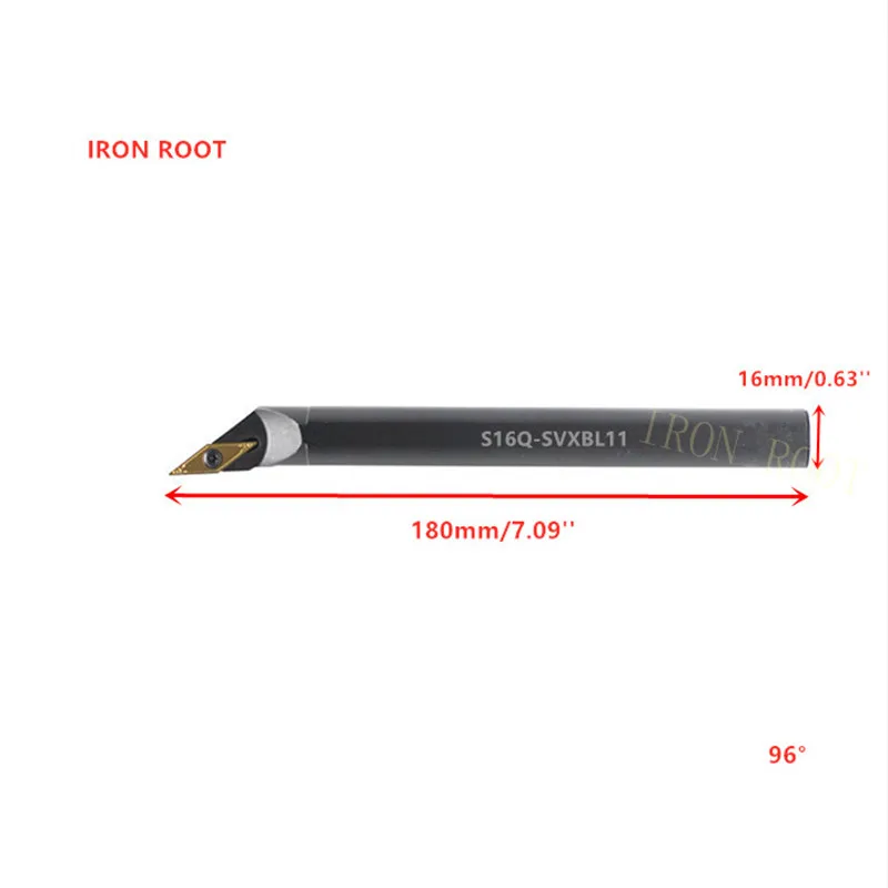 S16Q-SVQCL11 16×180mm Internal Lathe Turning Tool Boring Bar For VCGT1103 Insert