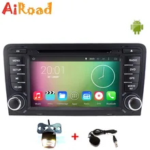 RK3188 Quad Core 1024*600 Pure Android 4.4 Car DVD GPS for Audi A3 S3 RS3 in Car Navigation Headunits Autoradio Mirror Link OBD