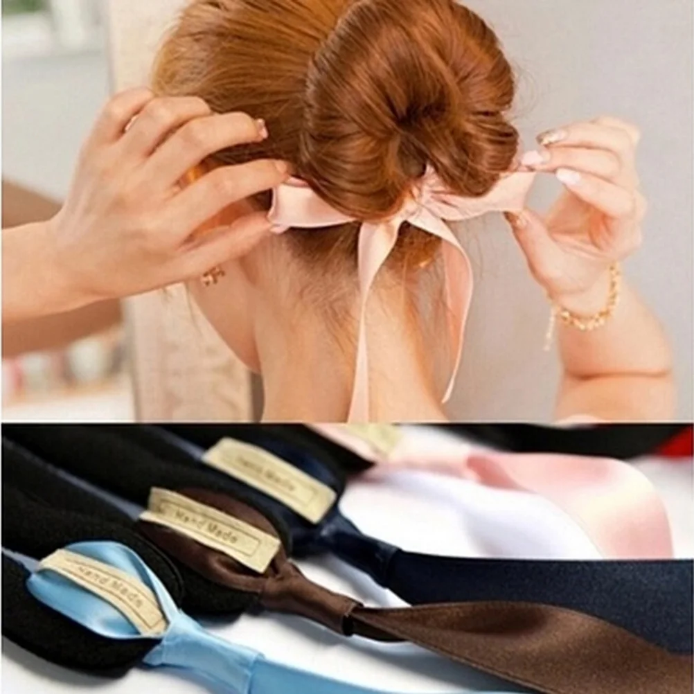 Женская лента для волос 1 шт.|donut bun maker|hair spongemagic hair maker |
