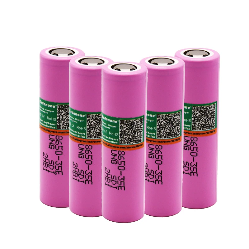 Оригинальные inr18650 35e для samsung 18650 3500 mAh 13A разряда INR18650 35E 18650 Батарея li-ion 3,7 v аккумуляторная Батарея