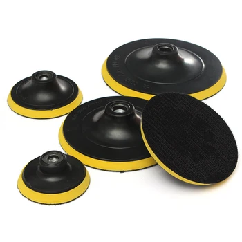 

M14 M10 Polishing Pad Buffing Plate Disc Adhesive Backed Hooks 75mm~180mm for Car