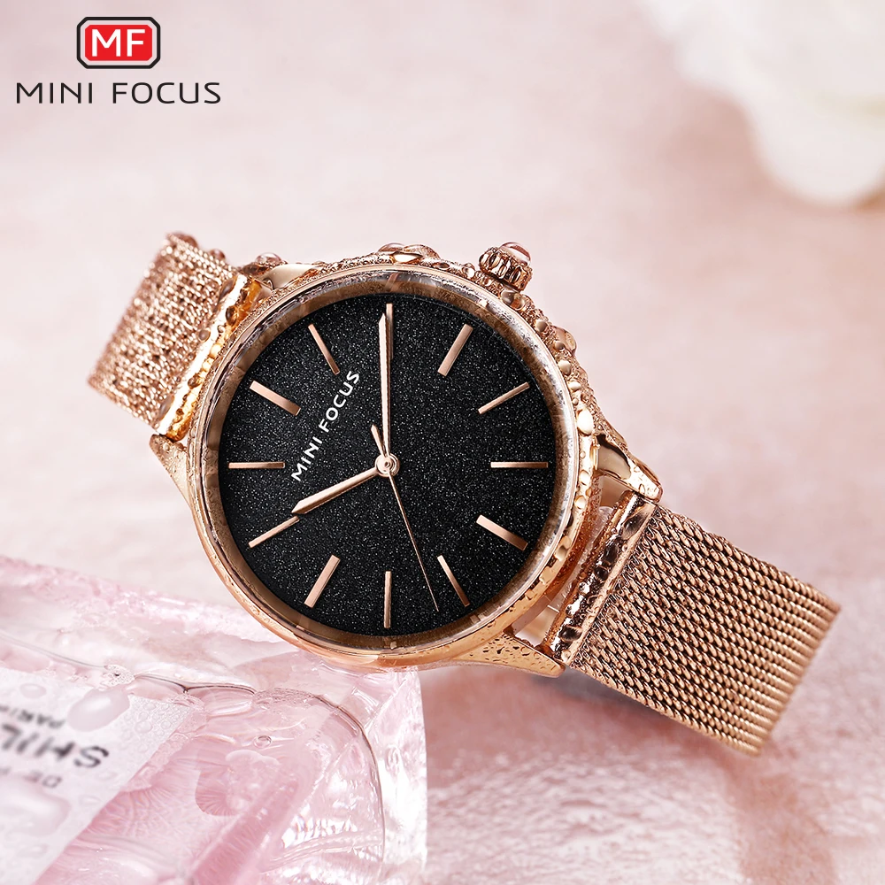 

MINIFOCUS 2018 NEW Luxury Quartz Watch Girls Crystal Women Bracelet Watches Top Brand Female Wrist Watch Relogio Feminino
