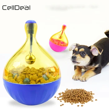 

Interactive Cat Toy Pet Feeders Tumbler Food Dispenser for Pet IQ Training Food Bowl Cat Feeding