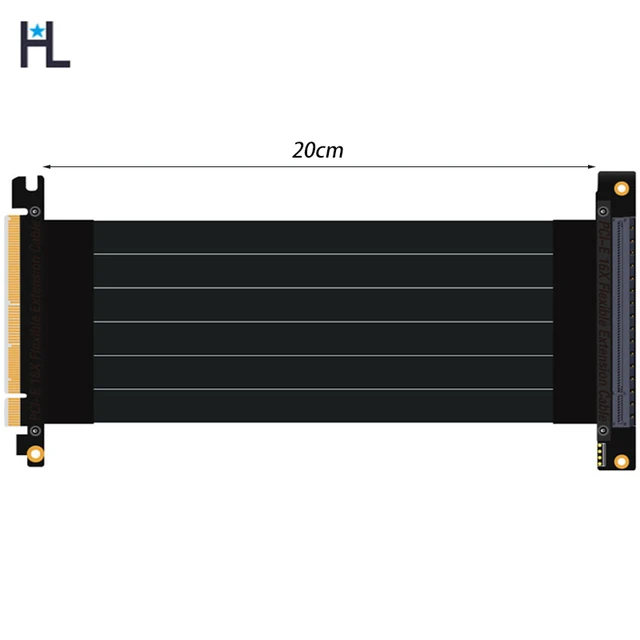 Best Offers Pcie gen 3.0 X16 Slots computer host data extension cable usage graphics card go gaming mining turn 90 degrees expansion 20CM Best Offers Pcie gen 3.0 X16 Slots computer host data extension cable usage graphics card go gaming mining turn 90 degrees expansion 20CM
