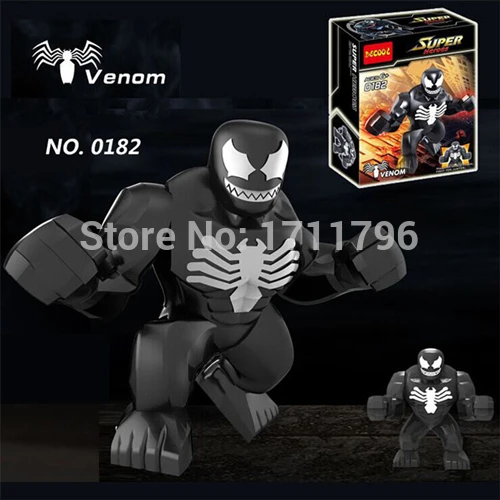 Venom superhero Minifigures Fits Lego Building Toys Bricks Custom Lego 