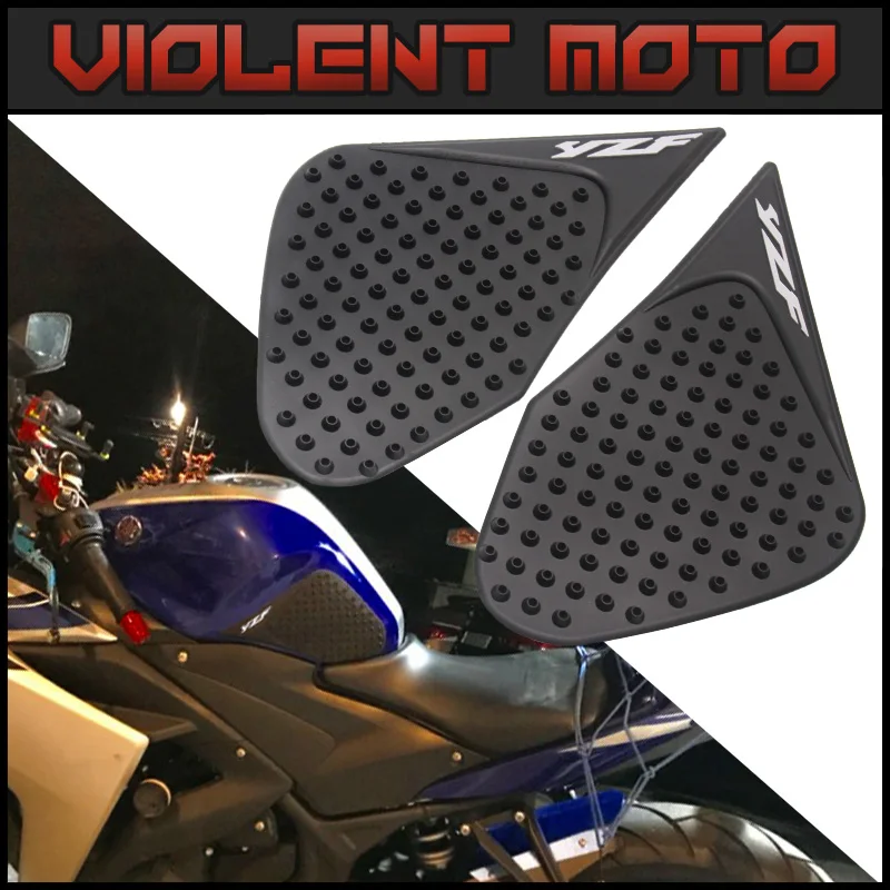 For Yamaha R3 2014 2015 2016 YZF R3 Motorcycle Anti slip Tank Pad 3M Side Gas Knee Grip Traction