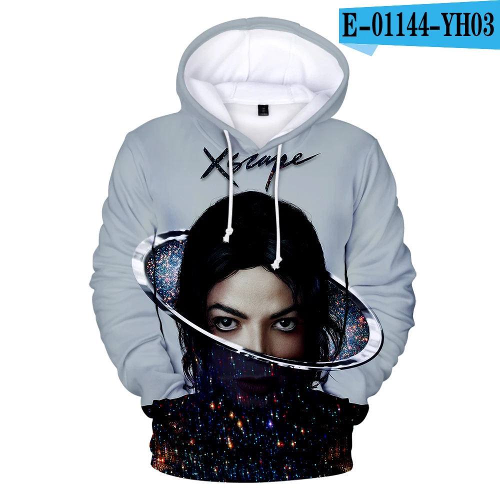 Michael Jackson Hooded Sweatshirt Male pullover Keep warm Hoody Singer Michael Jackson Hip Hop Harajuku Men Streetwear - Цвет: 3D