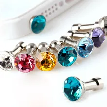 10 шт. Универсальный 3,5 мм алмаз Анти пыли разъем для iPhone samsung huawei Xiaomi htc телефон Аксессуары для наушников пыли разъем