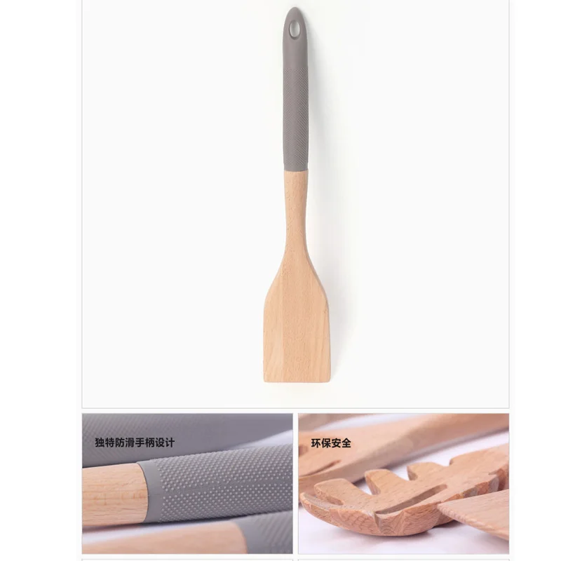 Кухонное, деревянное кулинарная ложка шпатель, ковши, утвари, набор посуды, кухонные принадлежности для инструментов