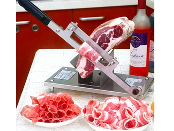 

Slicer Lamb Rolling Machine Steak Cutting Knife Frozen Meat slices Tool Stainless steel Fruit vegetable chip utensil