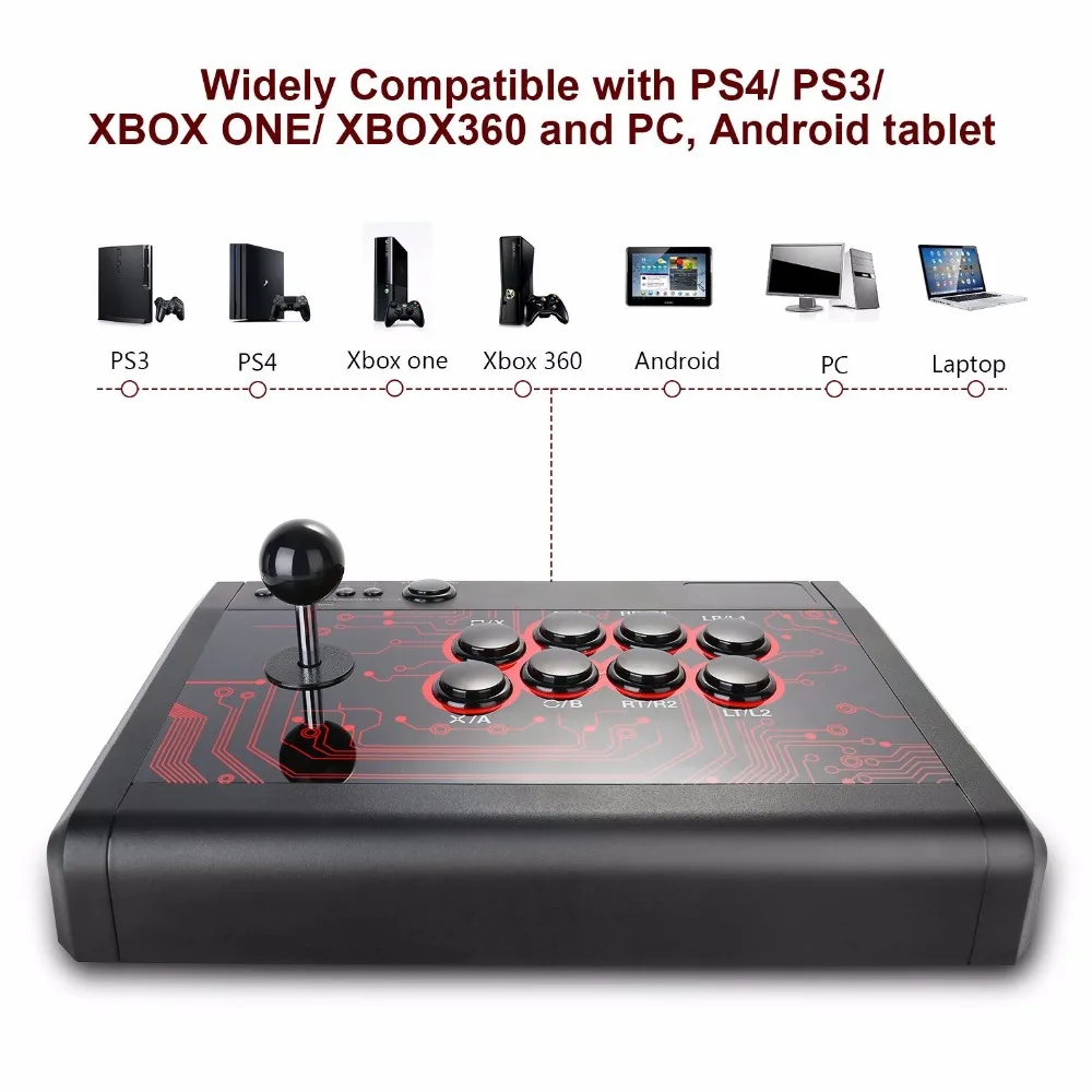 Аркадная Боевая палка боевой Джойстик для Sony Playstation 4 PS4/ Slim/ Pro/ PS3/ XBOX ONE S/XBOX 360/ PC