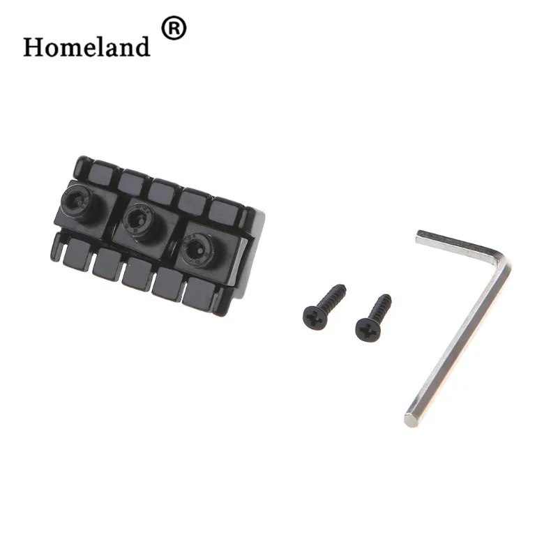 

Guitar Accessories 6-string Headless Electric Guitar String Locking Nut Set with 1 Wrench 2 Screws dropshipping