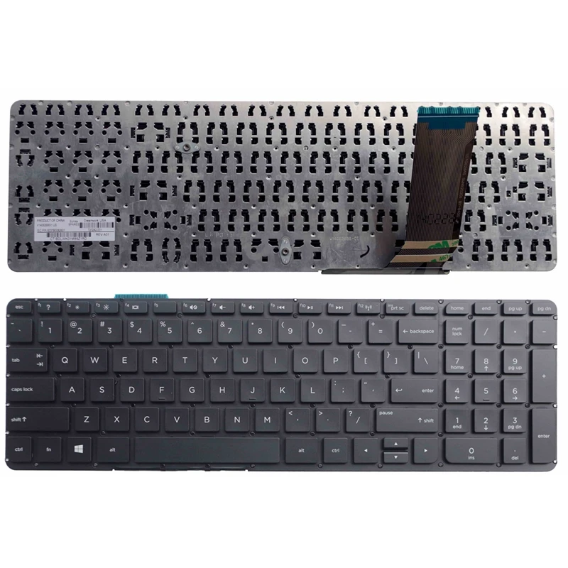 

US Black New English laptop keyboard FOR HP Pavilion ENVY 15 TouchSmart 15-J000 J029TX J106TX 17T-J000 15T-J000