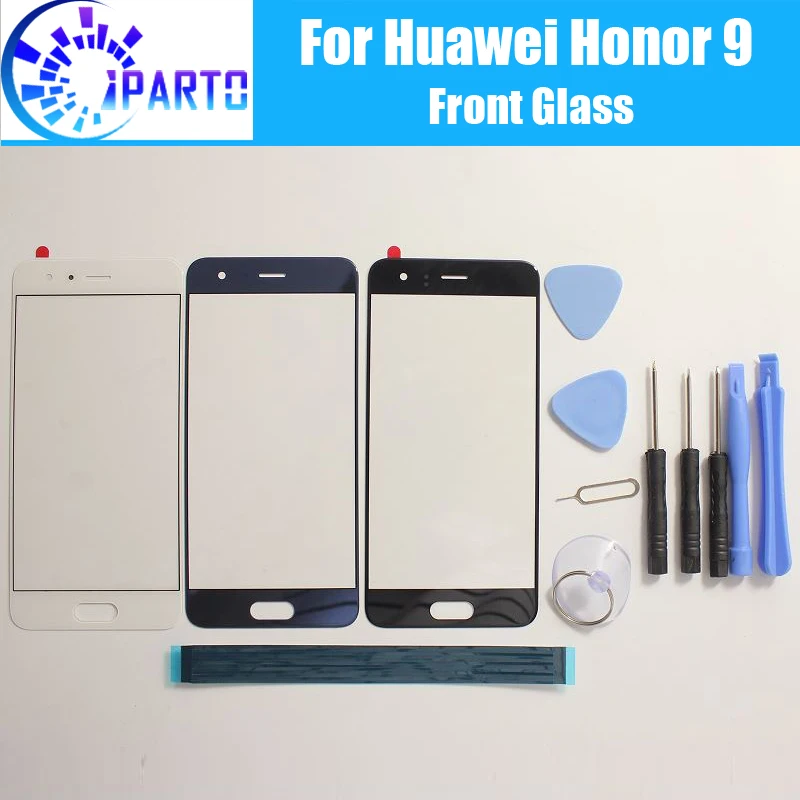 Для Huawei Honor 9 Переднее стекло экрана Объектив 100% оригинальный передний сенсорный