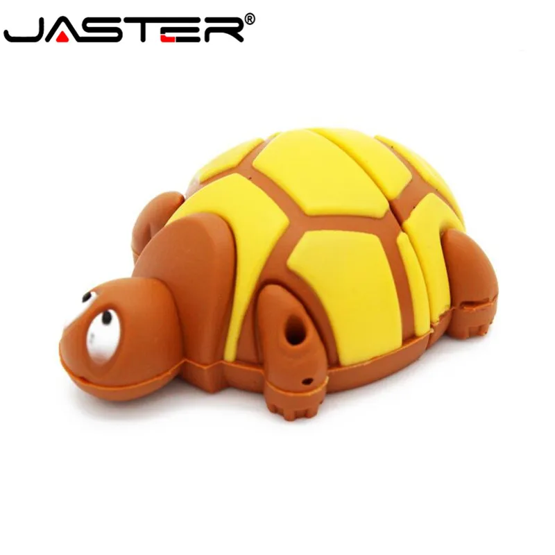 JASTER USB 2,0 черепаха флэш-накопитель животное карта памяти мини милый черепаха флэш-накопитель 4 ГБ 8 ГБ 32 ГБ 64 Гб ручка-накопитель