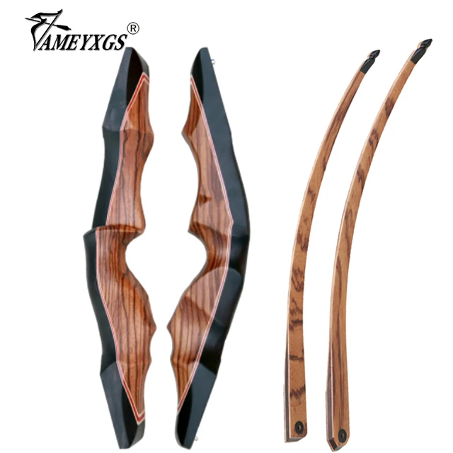  US $140.86 Archery Recurve Riser 60lbs 60inch Longbow Limbs Right Hand Takedown American Huntin