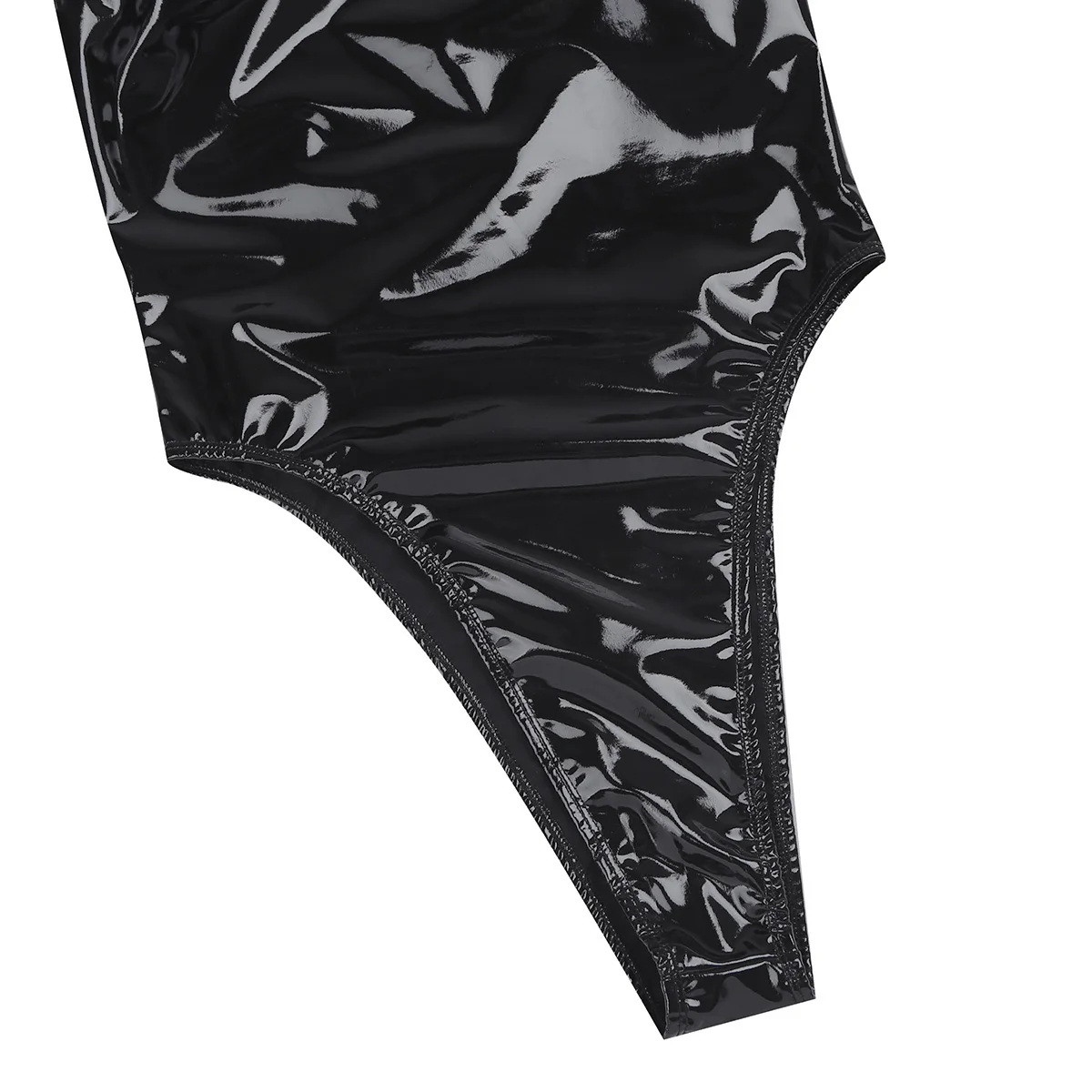 Women Wetlook Sexy Club Catsuit Swimsuit Patent Leather Halter Backless Leotard Bodysuit for Evening Party Costumes Clubwear Women Wetlook Sexy Club Catsuit Swimsuit Patent Leather Halter Backless Leotard Bodysuit for Evening Party Costumes Clubwear