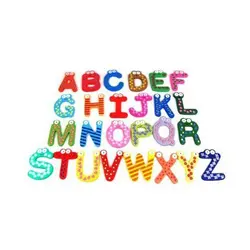 Красочные Веселые Развлечения магнитная азбука/деревянные магниты на холодильник детские развивающие игрушки best продажи