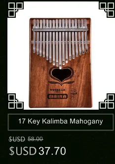 ИРИН 17 ключ EQ одноцветное Акация Mangium Kalimba игрушечное пианино Mbira калимба электрический датчик Африка клавишный инструмент