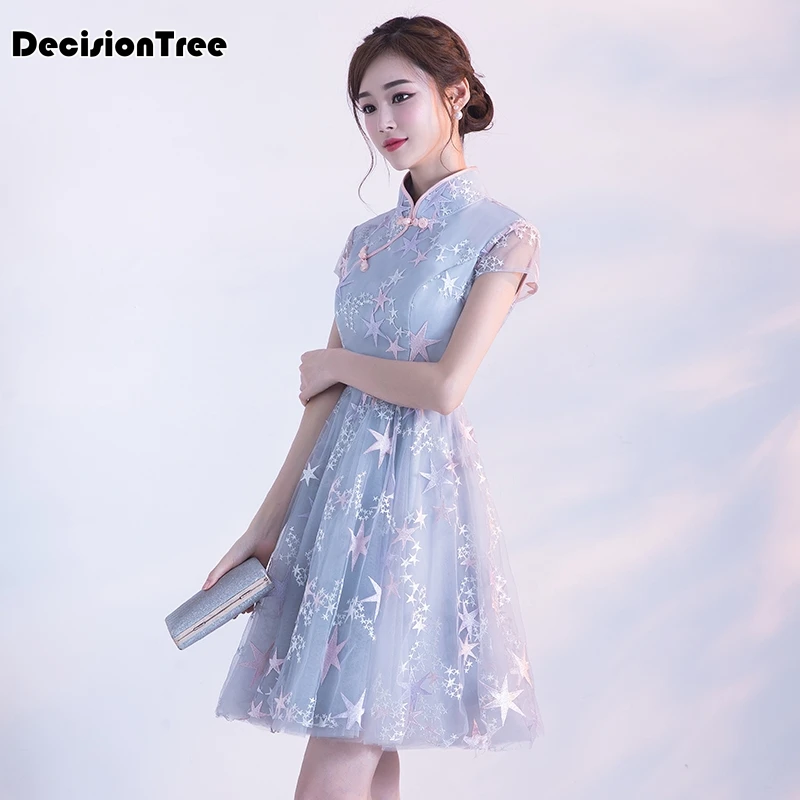 Традиционное китайское платье vestido, женское атласное длинное платье cheongsam qipao, китайское традиционное платье с цветочной вышивкой