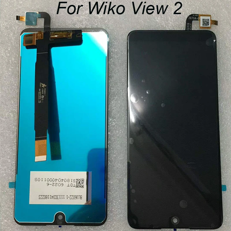 

6.0 inch LCD Display Screen For Wiko View 2 LCD + Touch Screen Digitizer Assembly 720X1528 Black Color For View2 LCD