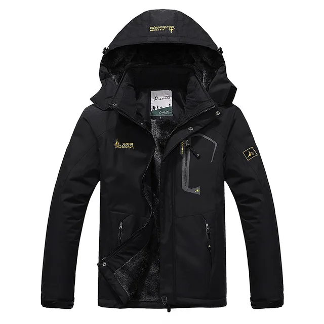 US $33.29 2020 Men's Winter Inner Fleece Waterproof Jacket Outdoor Sport Warm Brand Coat Hiking Camping Trekk