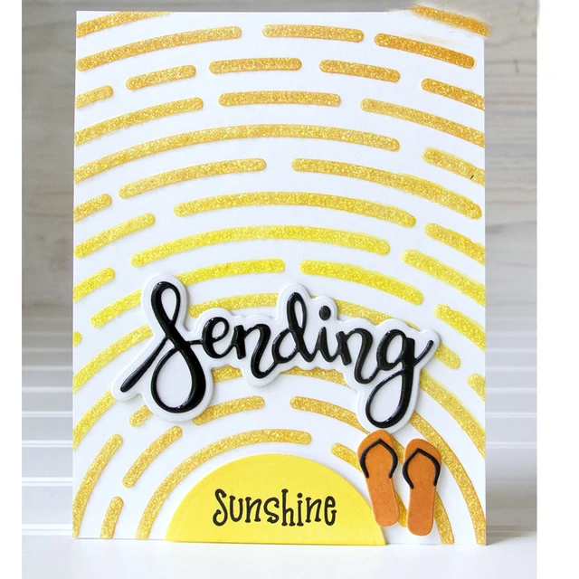 rise shine stencil for diy scrapbooking new 2018 diy paper cards
