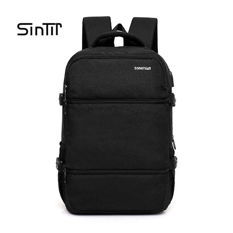 

USB Design Men's Backpack Women Business 15.6 Inch Notebook Laptop Backpack Men Female Backpacks For School Bag For Mochila