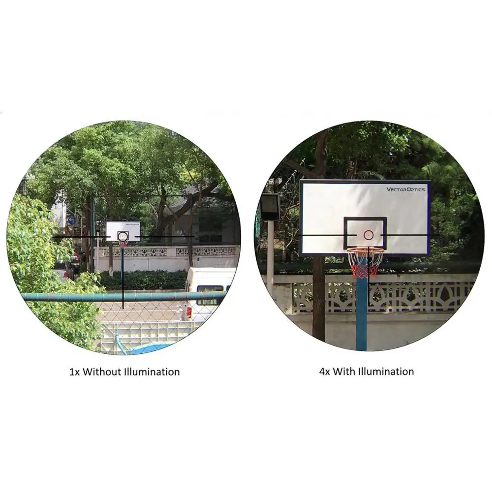 Vector Optics съемка 1 4x24 Тактический Воздушный пистолет настоящее оружие прозрачная