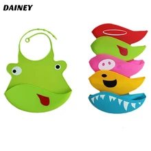 Мультфильм Силиконовые Слюнявчики Водонепроницаемый отрыжка после обеда ткань для кормления новорожденных плавный шарф Baberos Bebe аксессуары BKJ9